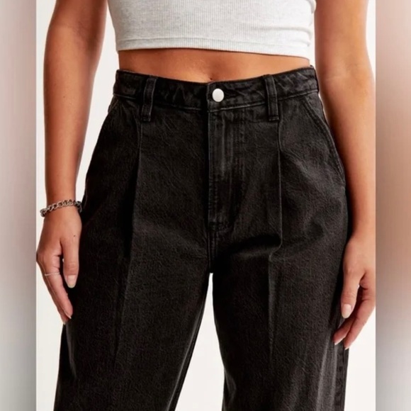 Abercrombie Curve Love High Rise Loose Jean 24 00R - Picture 4 of 8